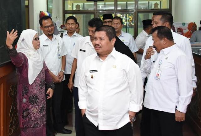 Tinjau Fasilitas RSUD Bengkalis, Ini Pesan Bupati Bengkalis